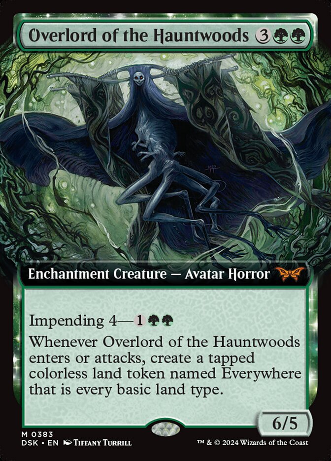 Overlord of the Hauntwoods - [Extended Art] Duskmourn: House of Horror (DSK)