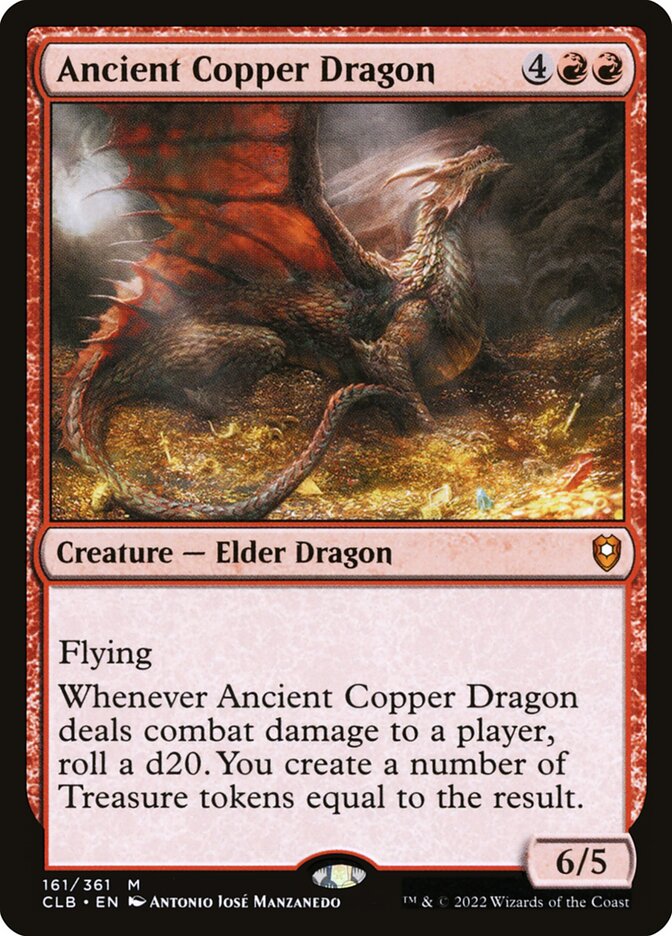 Ancient Copper Dragon (161) - Commander Legends: Battle for Baldur's Gate (CLB)