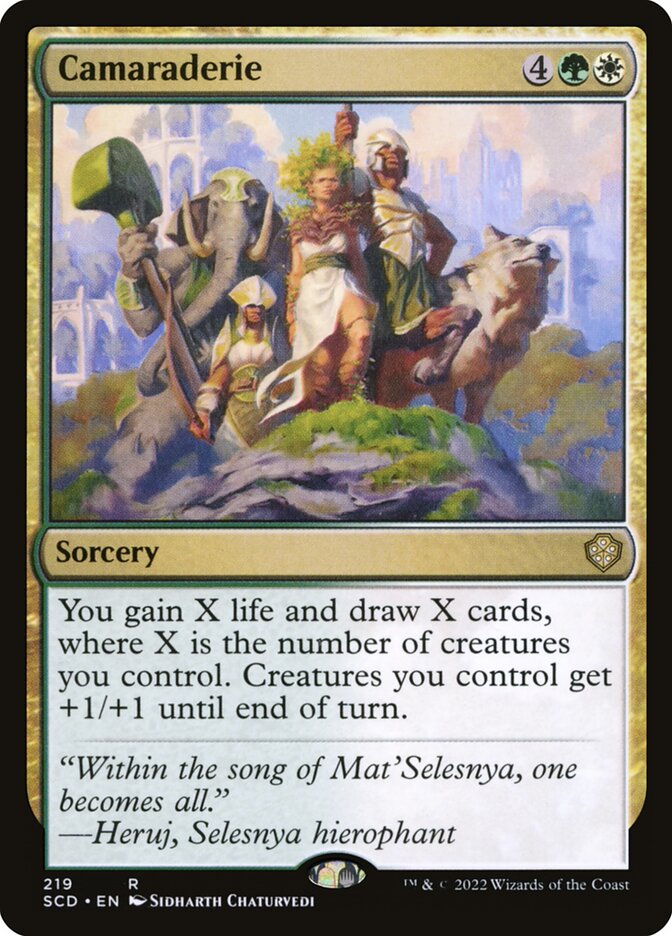 Camaraderie (219) - Starter Commander Decks (SCD)