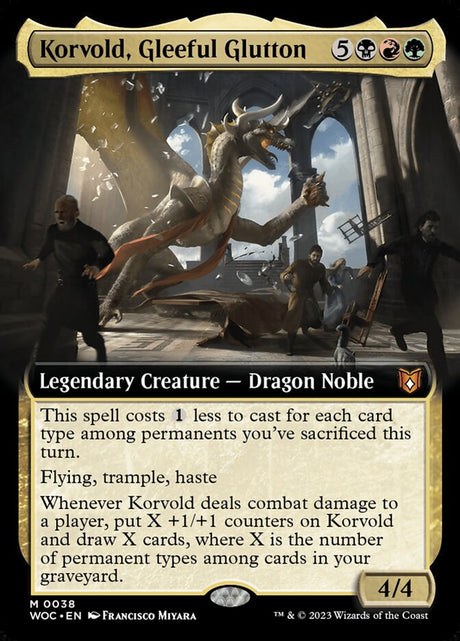 Korvold, Gleeful Glutton (38) - Wilds of Eldraine Commander (WOC)