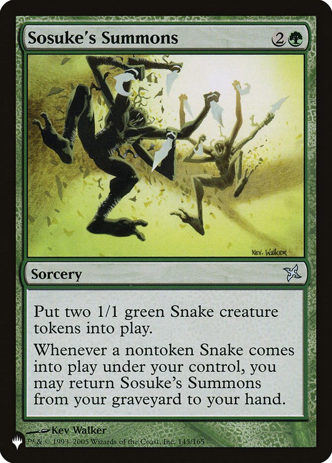 Sosuke's Summons (BOK-145) - The List (PLST)