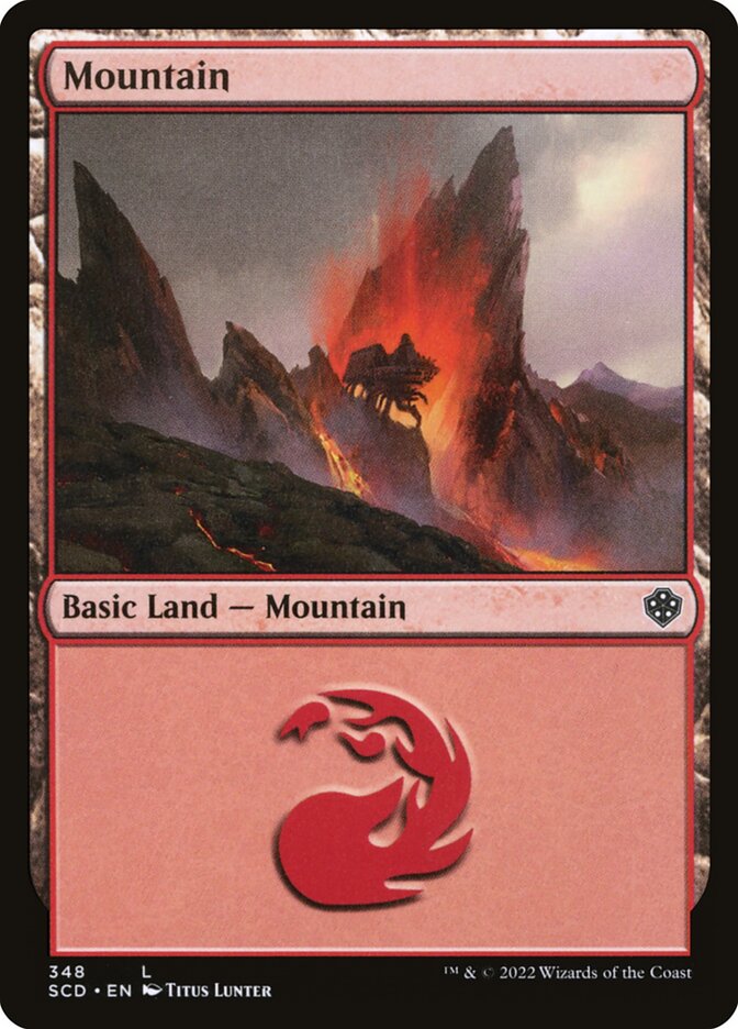 Mountain (348) - Starter Commander Decks (SCD)