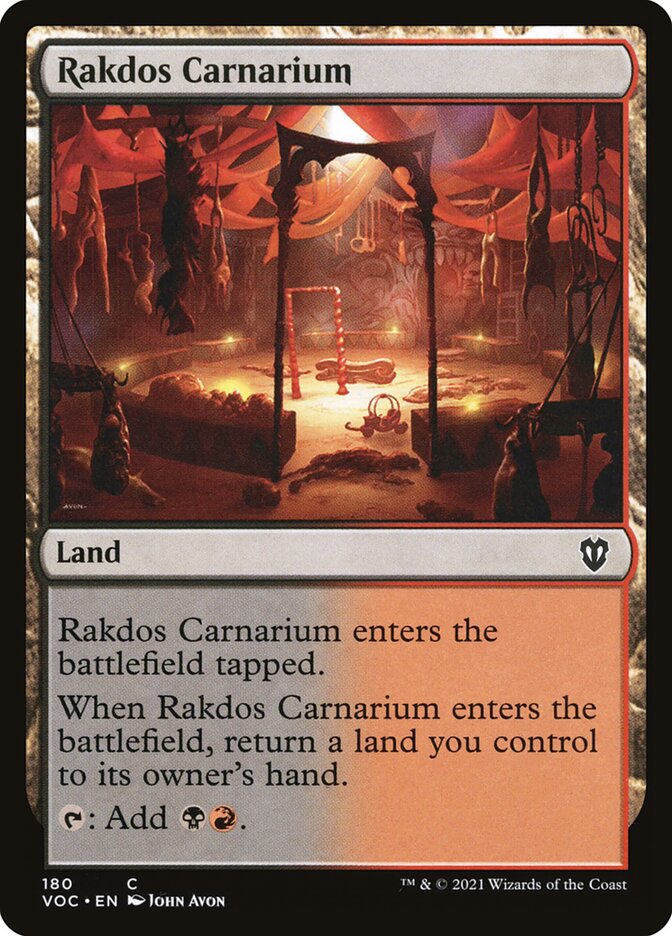 Rakdos Carnarium (180) - Crimson Vow Commander (VOC)