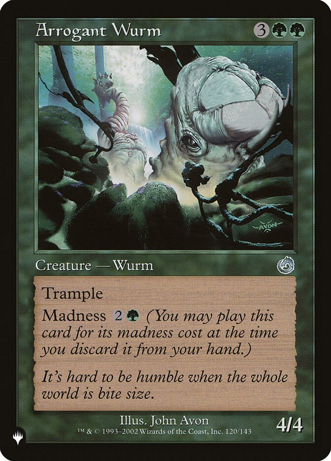 Arrogant Wurm - The List (PLST)