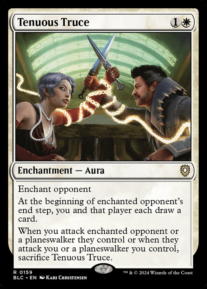 Tenuous Truce (159) - Bloomburrow Commander (BLC)