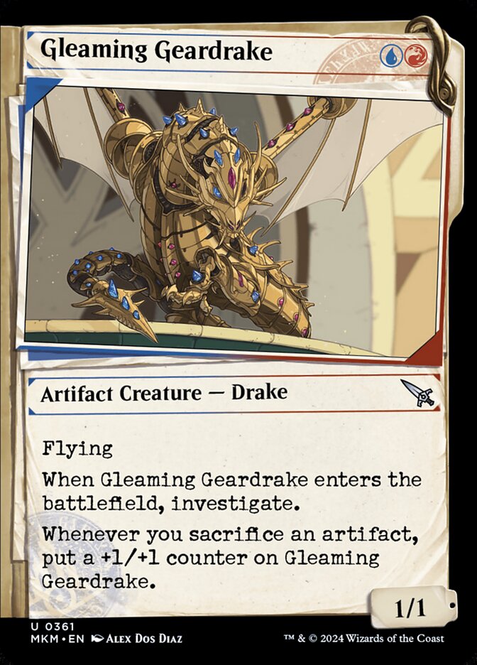 Gleaming Geardrake (361) - Murders at Karlov Manor (MKM)