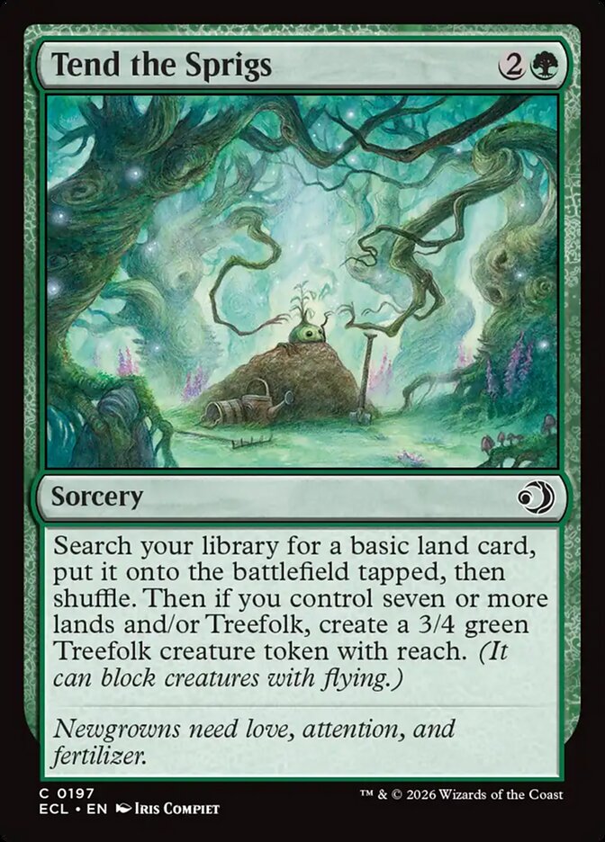 Tend the Sprigs (197) - Lorwyn Eclipsed (ECL)