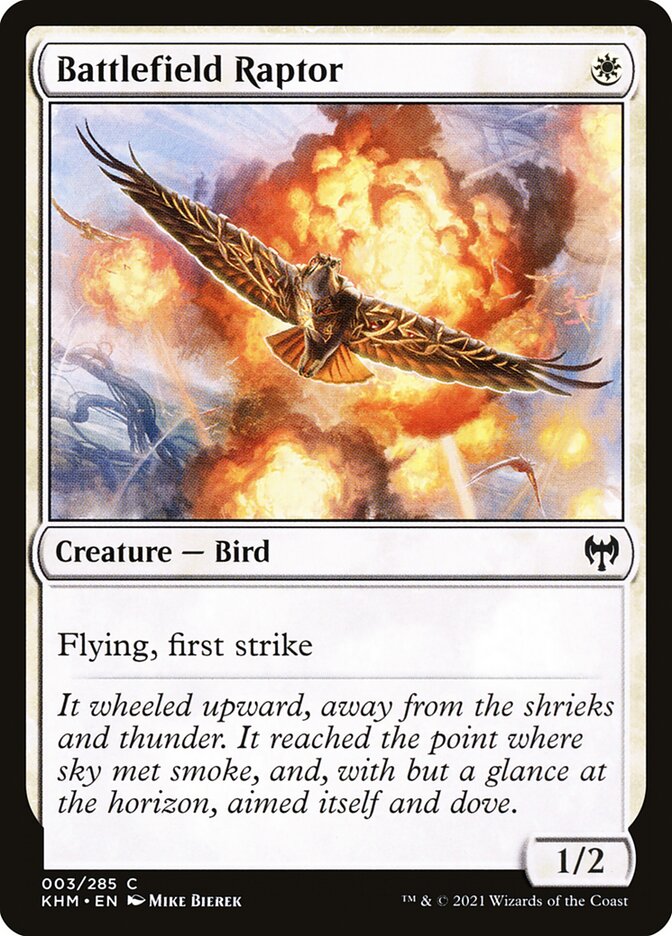 Battlefield Raptor (3) - Kaldheim (KHM)
