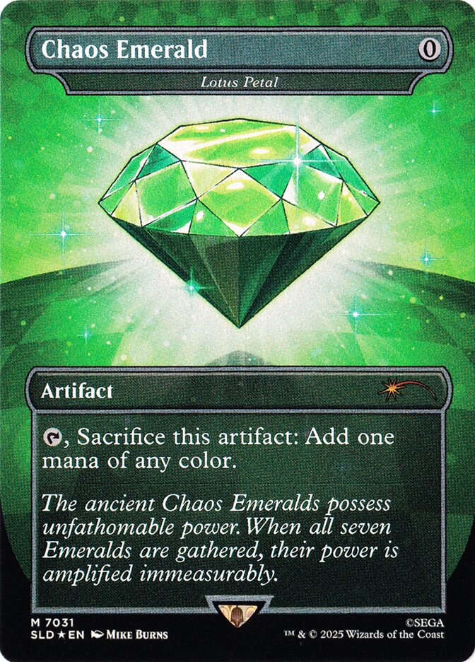 Chaos Emerald - Lotus Petal - Secret Lair Drop (SLD)