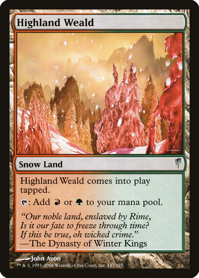 Highland Weald (147) - Coldsnap (CSP)