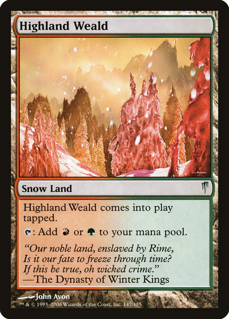 Highland Weald (147) - Coldsnap (CSP)