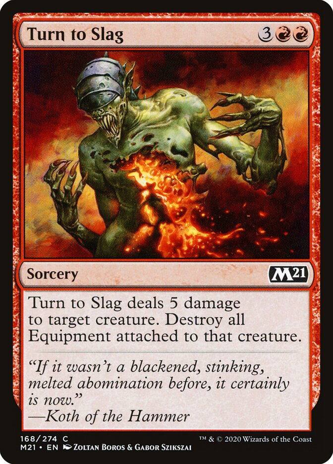 Turn to Slag (168) - Core Set 2021 (M21)