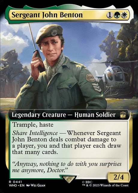 Sergeant John Benton (441) - Doctor Who (WHO)