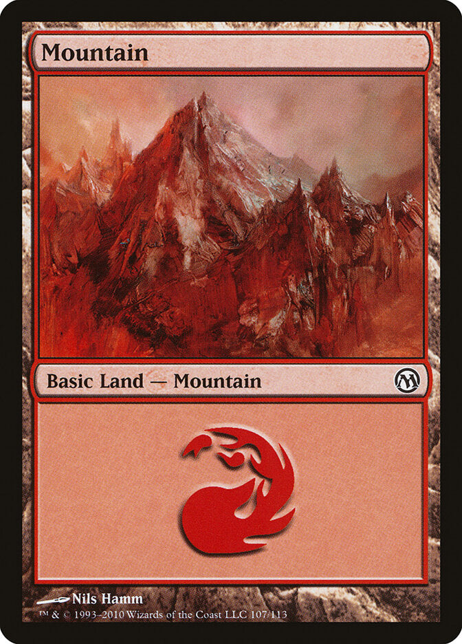 Mountain (107) - Duels of the Planeswalkers (DPA)