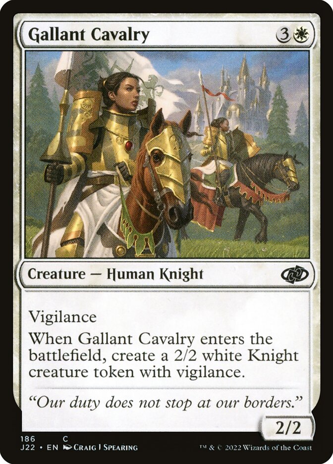 Gallant Cavalry (186) - Jumpstart 2022 (J22)