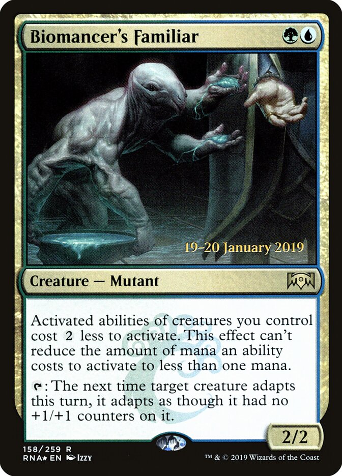 Biomancer's Familiar (158s) - Ravnica Allegiance Promos (PRNA)