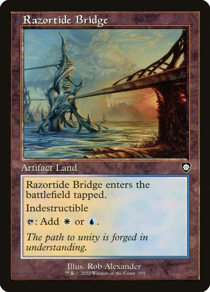 Razortide Bridge (195) - The Brothers' War Commander (BRC)
