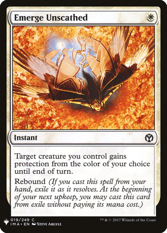 Emerge Unscathed - The List (PLST)