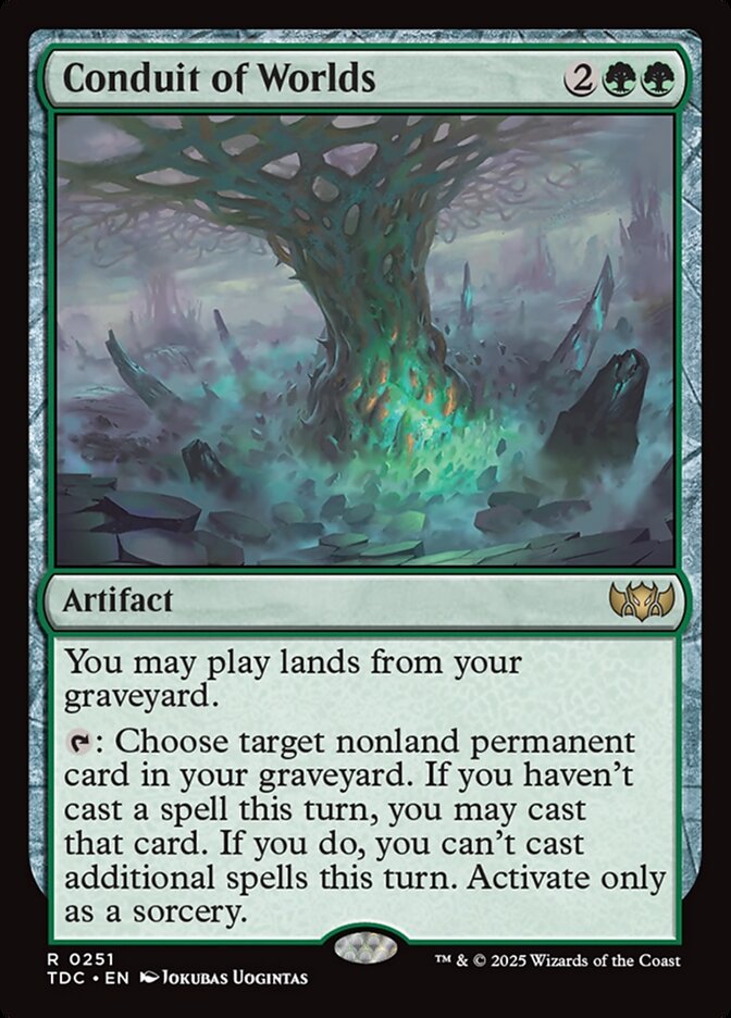 Conduit of Worlds (251) - Tarkir: Dragonstorm Commander (TDC)