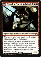 Chandra, Fire of Kaladesh // Chandra, Roaring Flame (135s) - Magic Origins Promos (PORI)