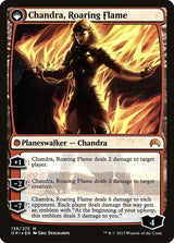 Chandra, Fire of Kaladesh // Chandra, Roaring Flame (135s) - Magic Origins Promos (PORI)