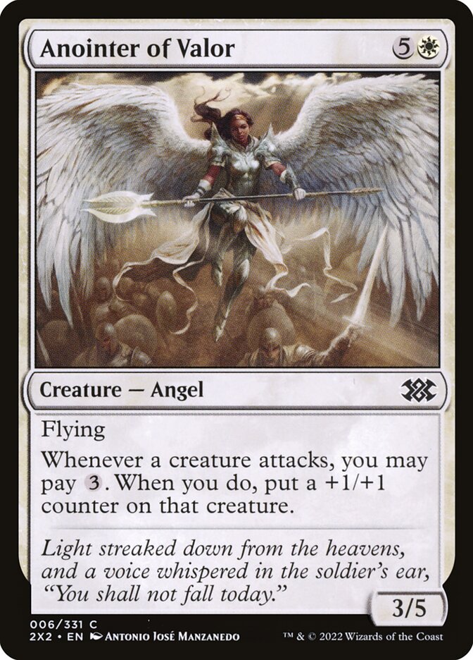 Anointer of Valor (6) - Double Masters 2022 (2X2)