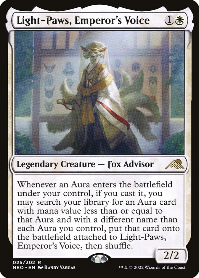 Light-Paws, Emperor's Voice (25) - Kamigawa: Neon Dynasty (NEO)