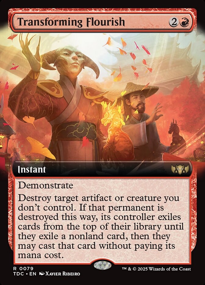 Transforming Flourish (79) - Tarkir: Dragonstorm Commander (TDC)