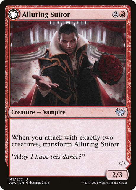 Alluring Suitor // Deadly Dancer (141) - Innistrad: Crimson Vow (VOW)
