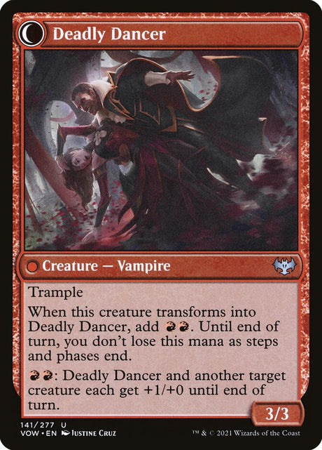 Alluring Suitor // Deadly Dancer (141) - Innistrad: Crimson Vow (VOW)