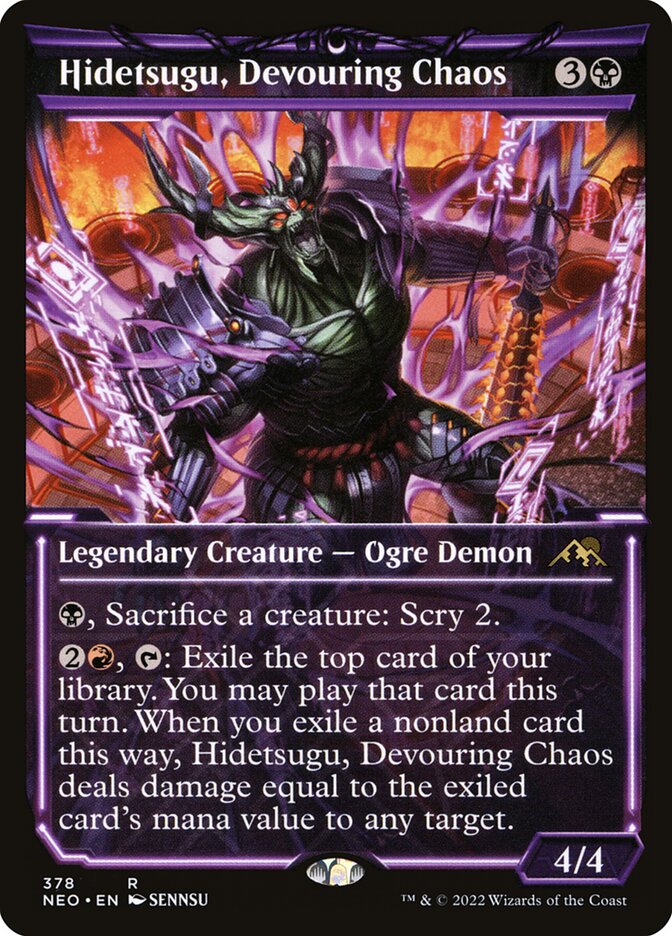 Hidetsugu, Devouring Chaos (378) - Kamigawa: Neon Dynasty (NEO)