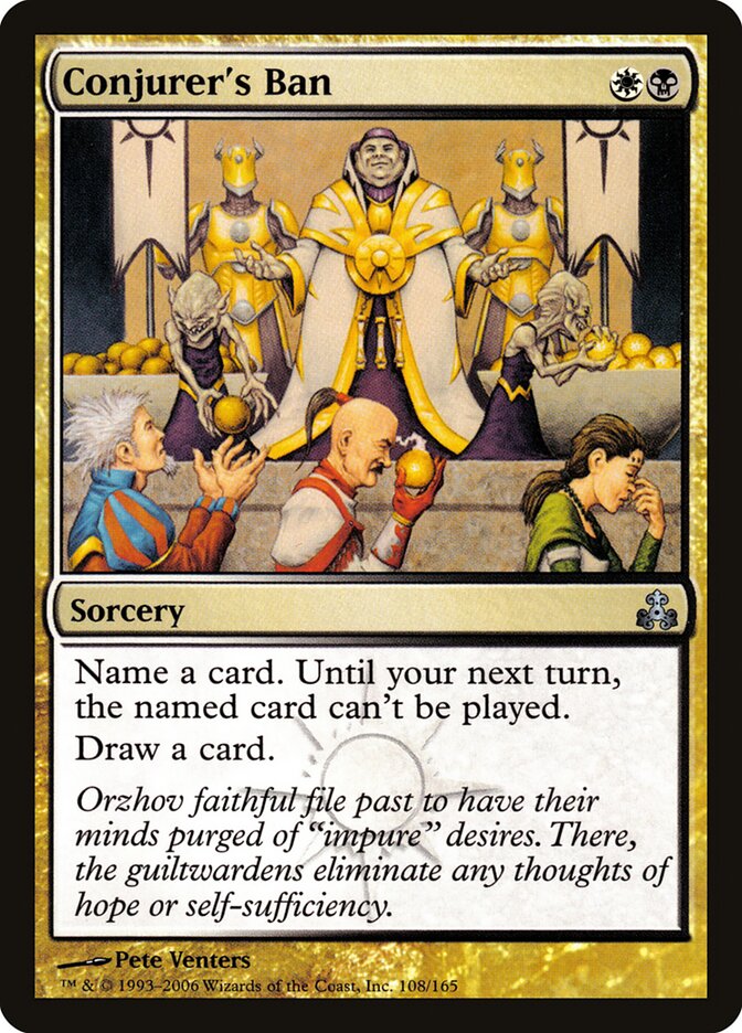 Conjurer's Ban (108) - Guildpact (GPT)