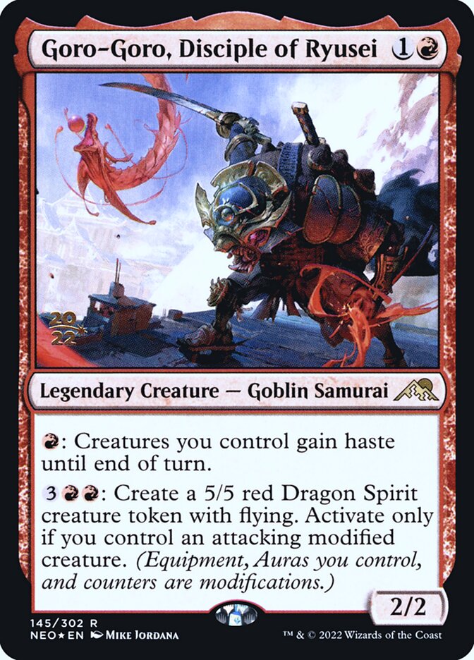 Goro-Goro, Disciple of Ryusei (145s) - Kamigawa: Neon Dynasty Promos (PNEO)