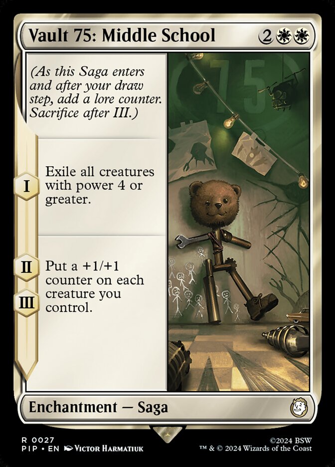 Vault 75: Middle School - [Foil] Fallout (PIP)