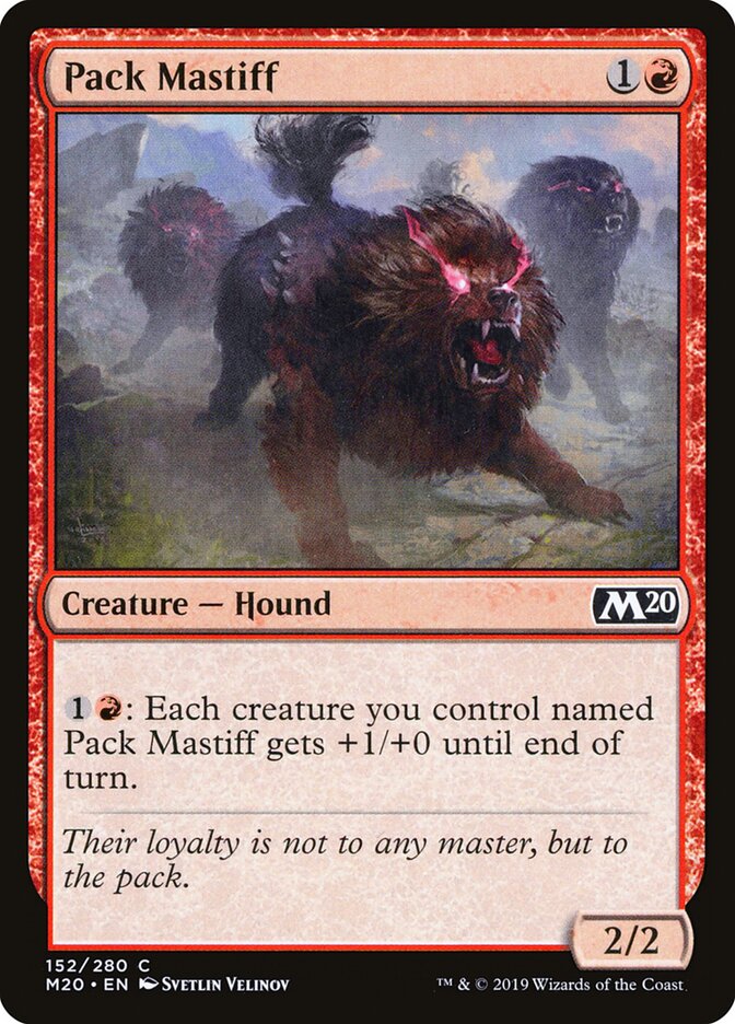 Pack Mastiff (152) - Core Set 2020 (M20)