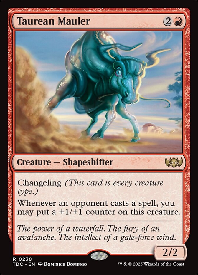Taurean Mauler - Tarkir: Dragonstorm Commander (TDC)