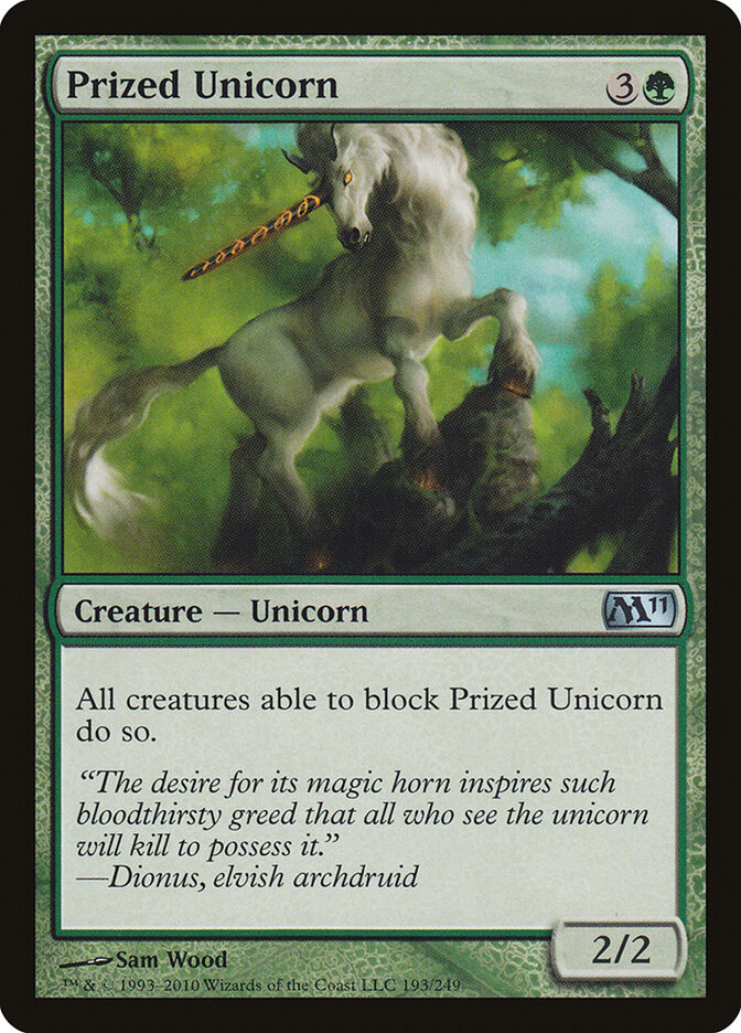 Prized Unicorn (193) - Magic 2011 (M11)