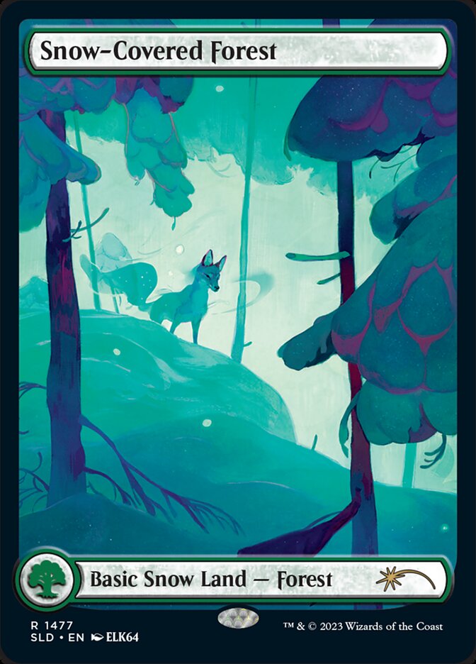 Snow-Covered Forest (1477) - [Full Art] Secret Lair Drop (SLD)