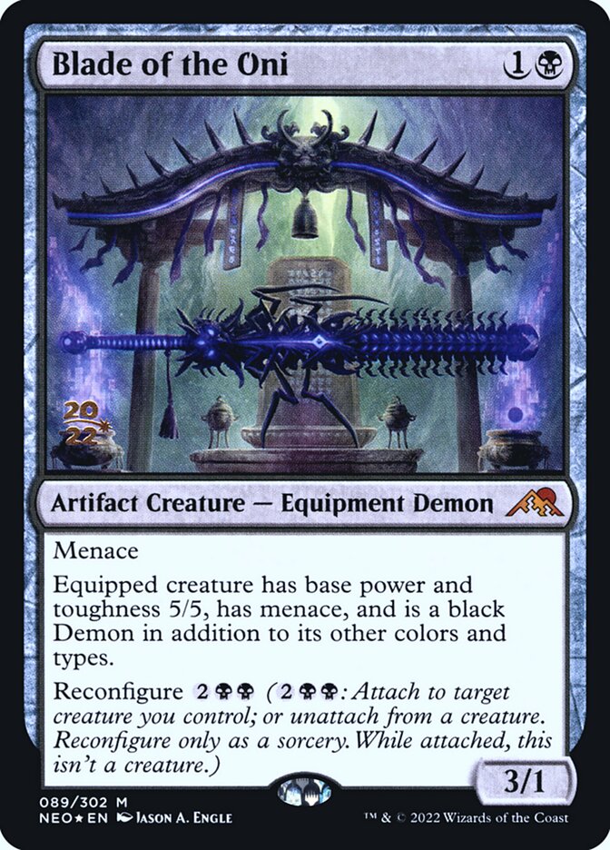 Blade of the Oni (89s) - Kamigawa: Neon Dynasty Promos (PNEO)