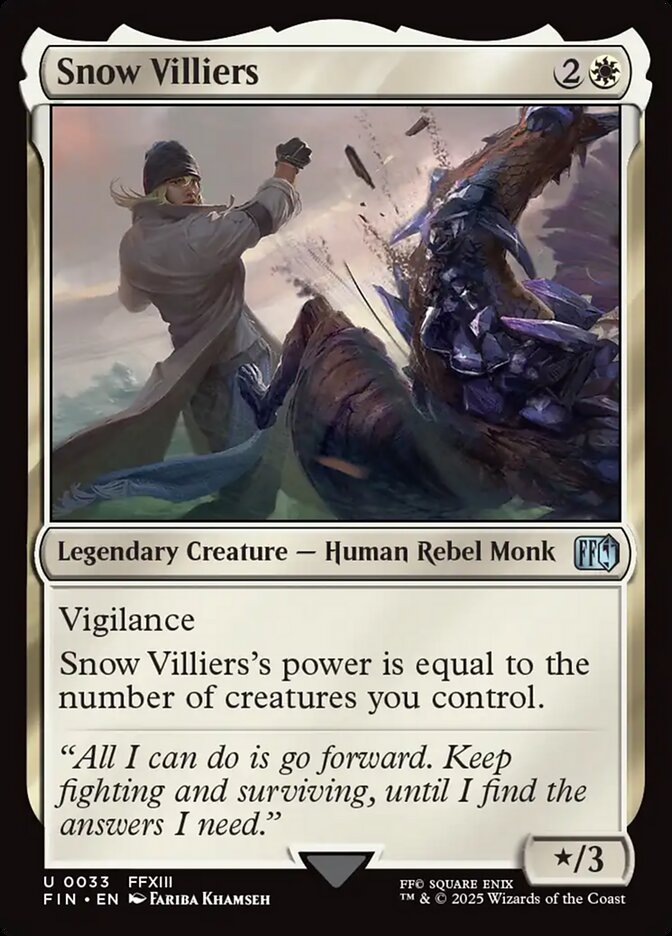 Snow Villiers (33) - [Foil] Final Fantasy (FIN)