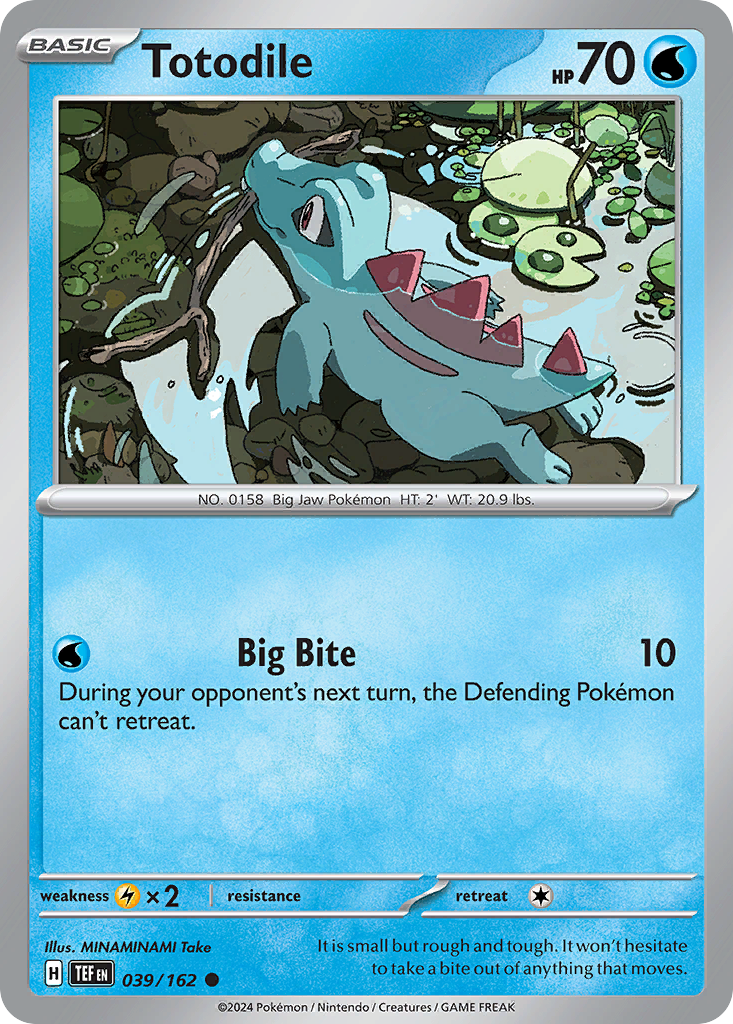 Totodile (39/162) - Temporal Forces (TEF)