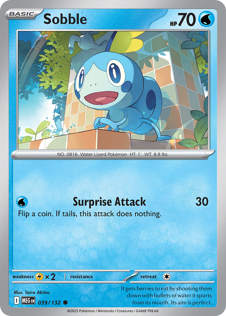 Sobble (39/132) - [Reverse Holo] Mega Evolution (MEG)
