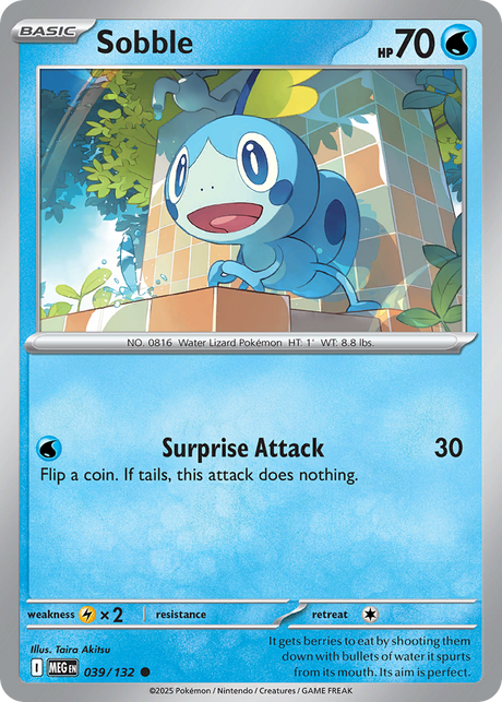 Sobble (39/132) - [Reverse Holo] Mega Evolution (MEG)