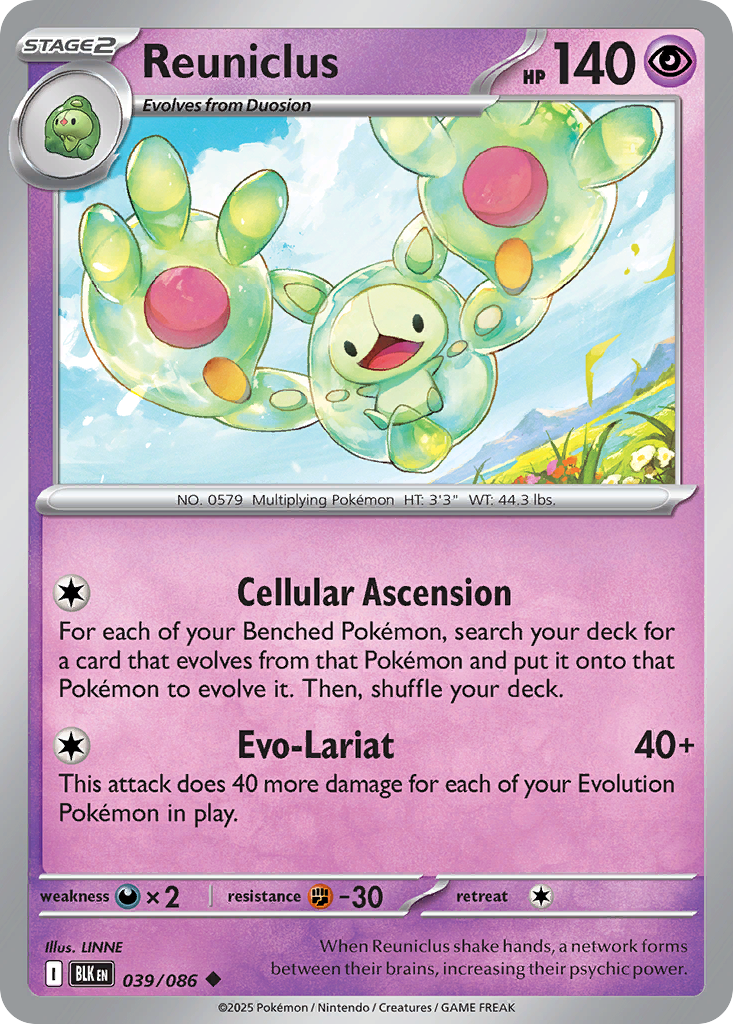 Reuniclus (39/86) - Black Bolt (BLK)