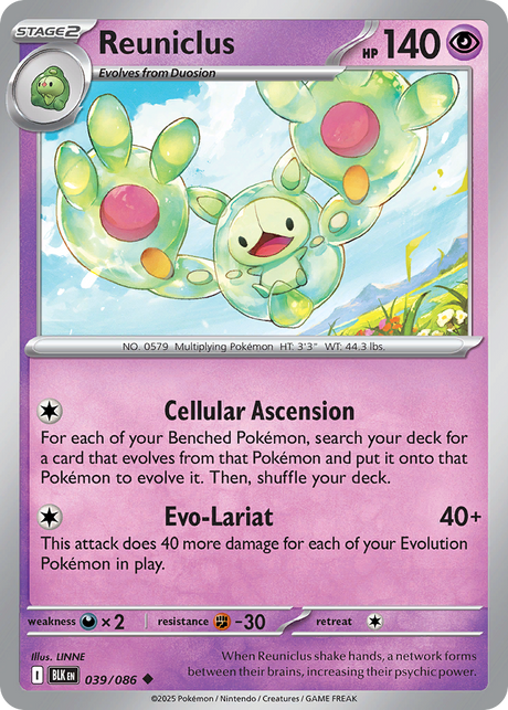 Reuniclus (39/86) - Black Bolt (BLK)