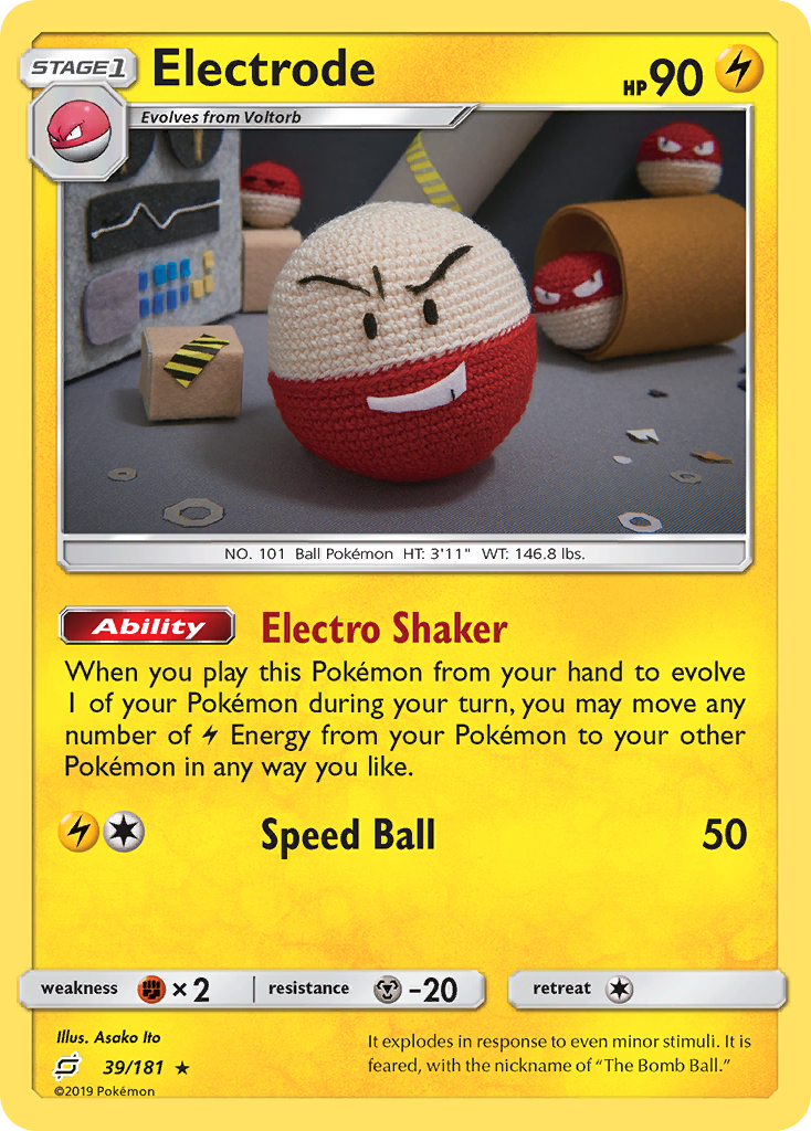 Electrode (39/181) - [Reverse Holo] Team Up (TEU)