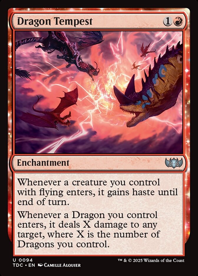 Dragon Tempest - Tarkir: Dragonstorm Commander (TDC)