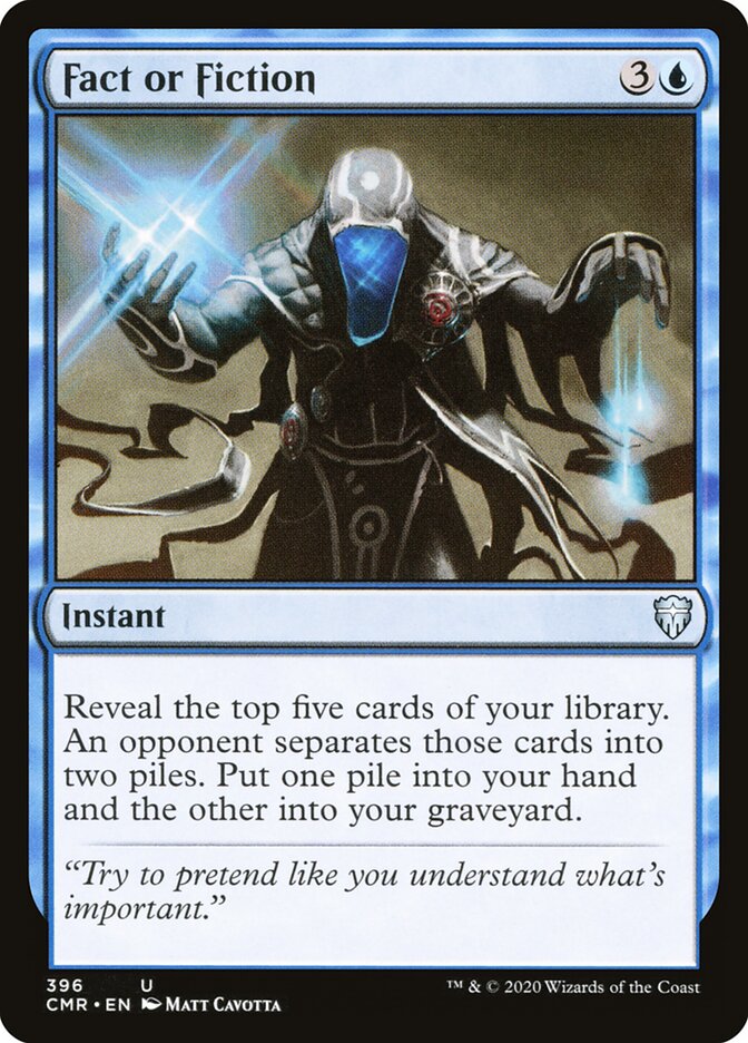 Fact or Fiction (396) - Commander Legends (CMR)