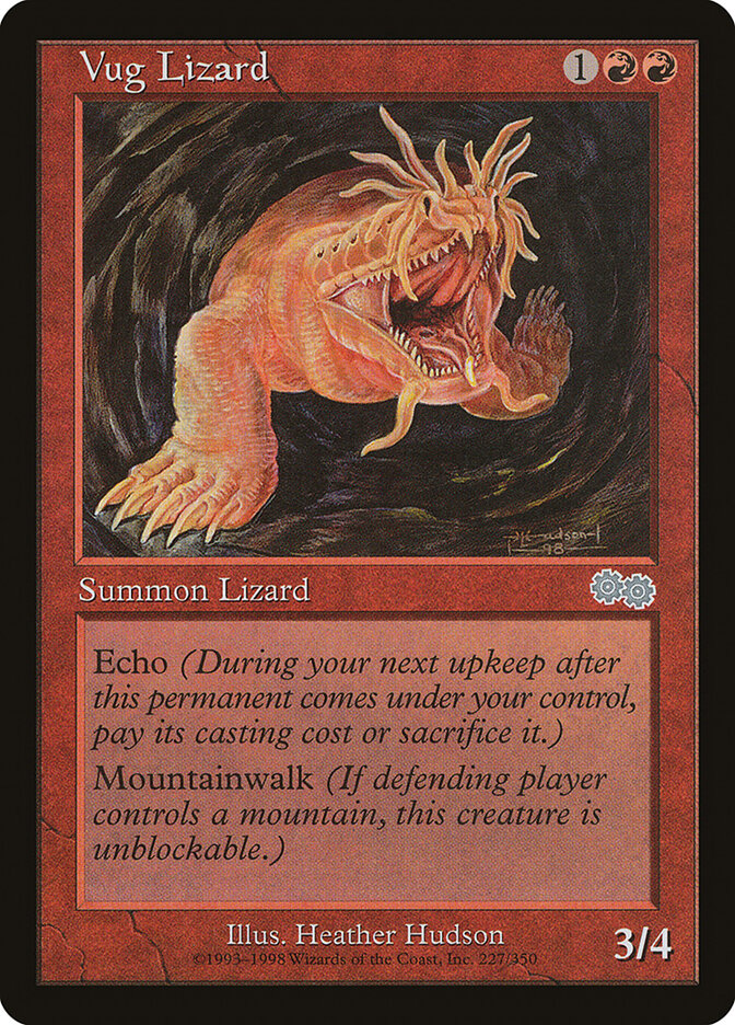 Vug Lizard (227) - Urza's Saga (USG)