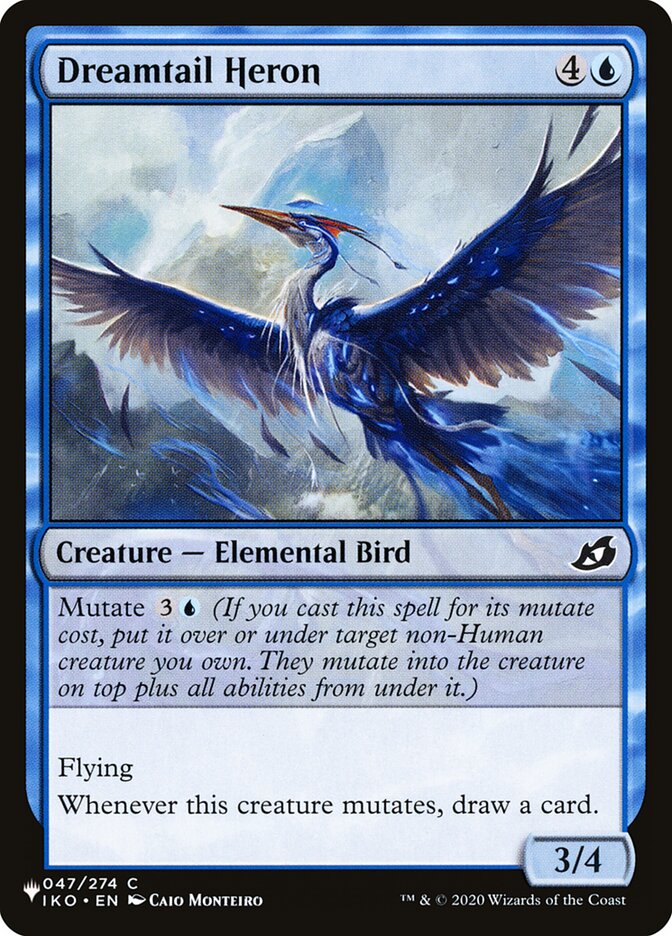 Dreamtail Heron (IKO-47) - The List (PLST)